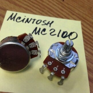 Vintage Mcintosh MC2100 amplifier front volume Potentiometers . Set of 2.