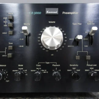 Repair service for Sansui CA-3000 preamplifier.