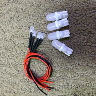 Vintage Pioneer TX-6500 /6500II / TX-7500 tuner front panel LED lamps kit .