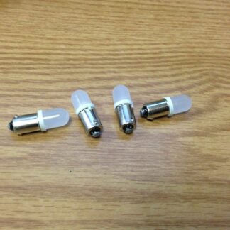 Vintage Heathkit AA-100 tube amp front panel LED lamps.
