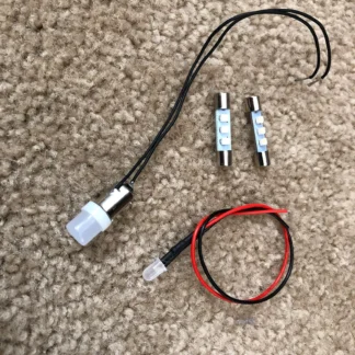Vintage Kenwood KR-4070 / KR-4770 front panel LED lamps.