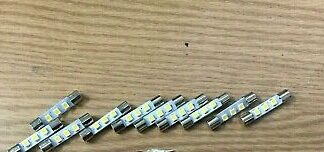Vintage Akai AS-980 4 ch .receiver front panel LED lamps.