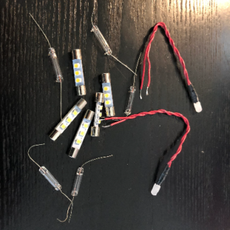 Sherwood S-7100 /S-7200 / S-7300 receiver front panel replacement LED lamps kit.