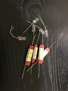 Vintage Toshiba SA-400 / SA-725 / SA-750 receiver front panel LED lamps.