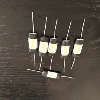Vintage Bose 550 / Bose 108787 stereo receiver front panel LED lamps replacement.