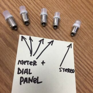 Vintage Sherwood S-7900 / S-8900/ S-8900A receiver front panel LED lamps.