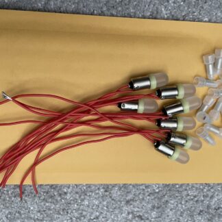 Vintage Kenwood KR-5600 / 5060 receiver front panel LED lamps.