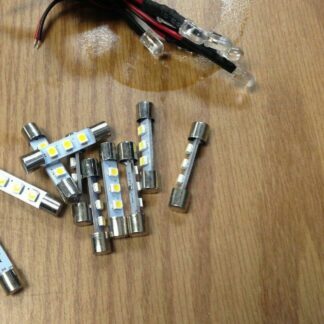 Vintage Sansui QRX-5500 / QRX-7500 receiver front panel LED illumination lamps.