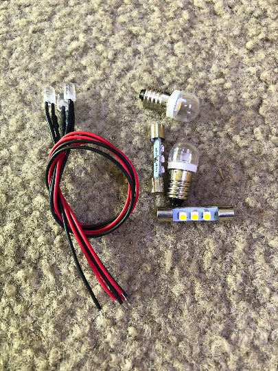 VINTAGE Sony ST-5130 / 5140 tuner LED front panel lamps.