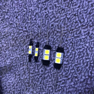 Vintage Sony STR-V1 receiver front panel LED lamps.
