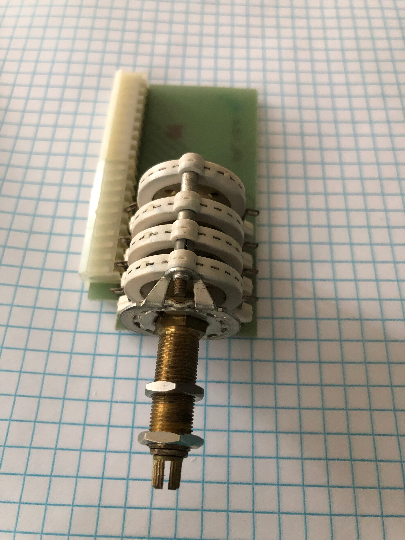 Vintage Phase linear 4000 AUTOCORRELATION PREAMP SELECTOR switch board.