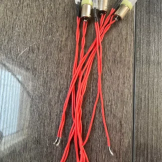 Vintage Kenwood KR-6200 receiver front panel LED lamps.