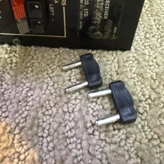 Vintage Sansui 9090 / 9090DB receiver jumpers in-out for back panel.