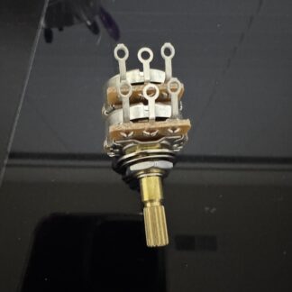 Audio potentiometer A250K ,double gang, split shaft. 24mm.