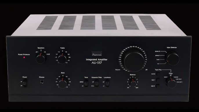 Repair/restoration service for Sansui AU-517/ AU-717 Stereo Power Amplifier .