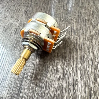 A250K double gang potentiometer  24mm. knurled shaft.
