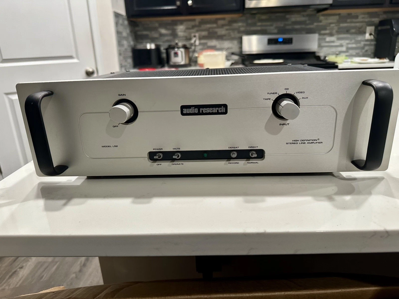 Repair service for Audio Research Line stage LS2 preamp .