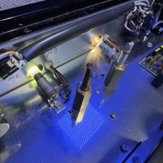 Vintage Ncintosh C26 preamp front panel LED lamps.