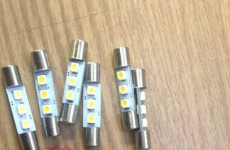 Vintage Lafayette LR-4000 / LR-5000 receiver front panel LED lamps kit .