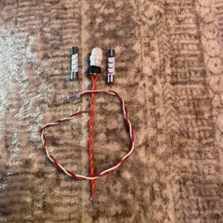 Vintage Kenwood KR-8140 receiver front panel LED bulbs kit.